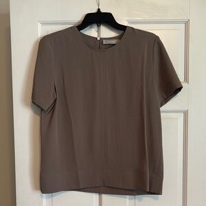 Everlane Short-Sleeve Crewneck Blouse